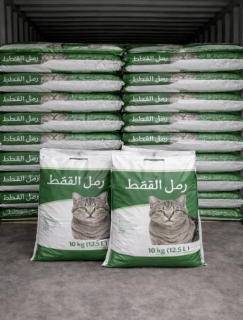 حلول تعبئة وتغليف رمل القطط للتصدير
